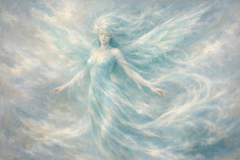 A majestic wind elemental 